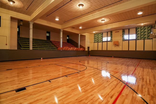 Full size gymnasium makes a great rec space for residents! | Image 26