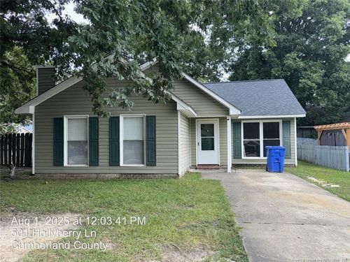 501 Hollyberry Ln, Fayetteville, NC, 28314-1608 | Card Image