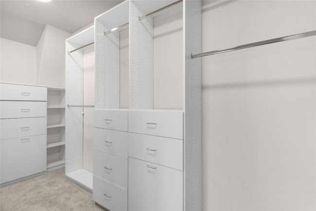 Walk in closet with light carpet | Image 34