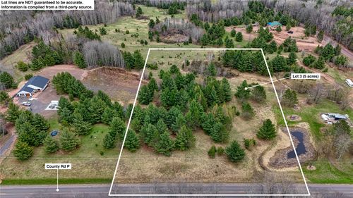 Lot 3 (5 acres) on County Rd P, LAKE NEBAGAMON, WI, 54849 | Card Image
