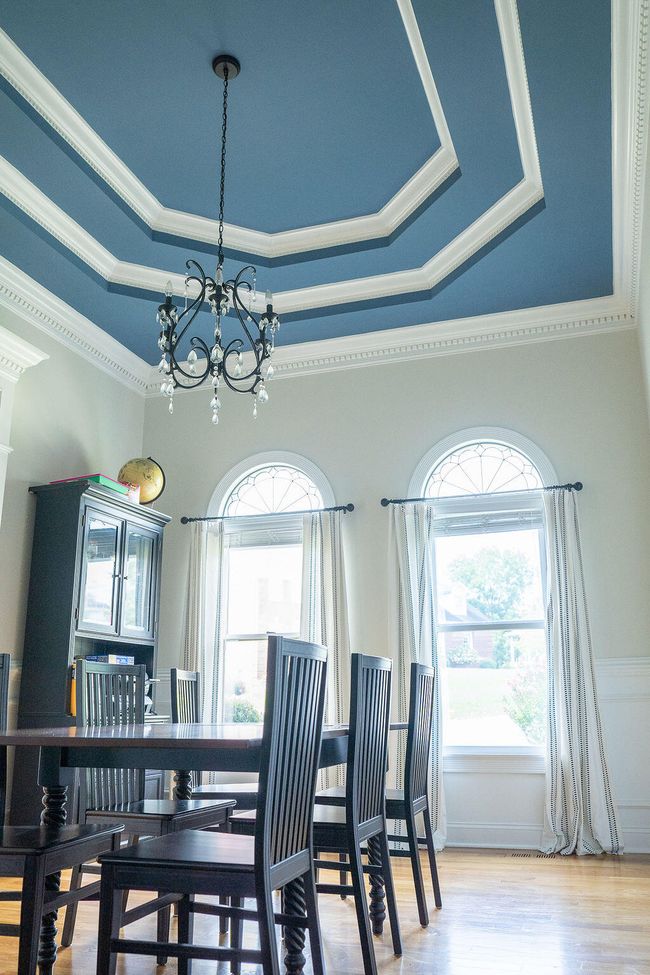 Trey ceiling in dining room. | Image 33