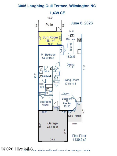 3006 Laughing Gull Ter, Wilmington, NC, 28412-4511 | Card Image