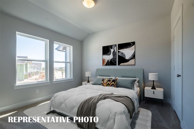 Nicely sized secondary bedrooms can be found in our Estate floor plan. REPRESENTATIVE PHOTO VIRTUALLY STAGED | Image 12
