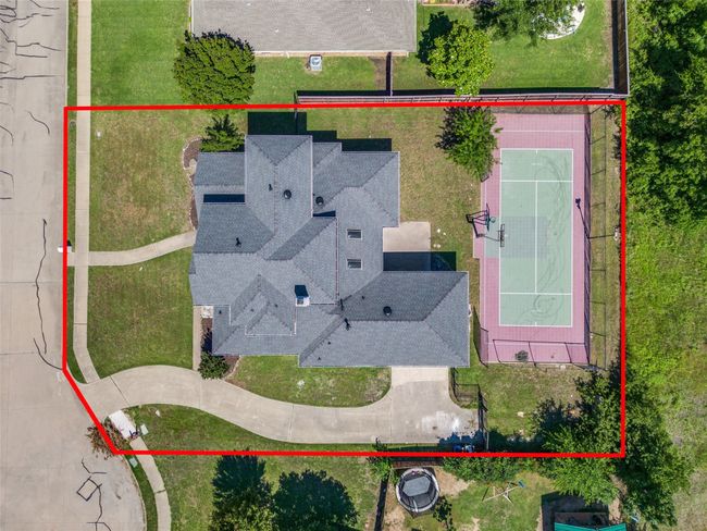 Aerial view of property's location featuring property parcel outlined | Image 30