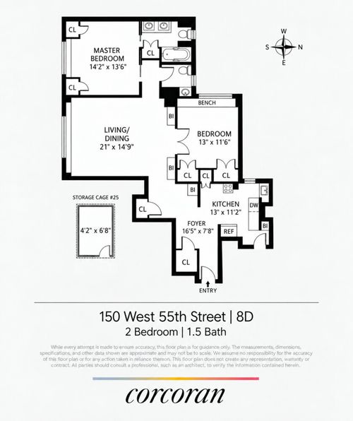 8d-150 W 55th St, New York, NY, 10019-5586 | Card Image