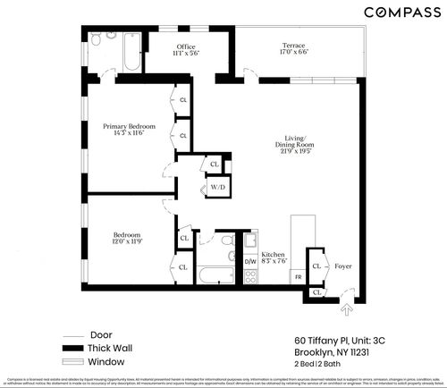3c-60 Tiffany Pl, Brooklyn, NY, 11231-5312 | Card Image
