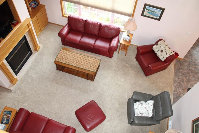 View from living room looking down from the catwalk. | Image 51