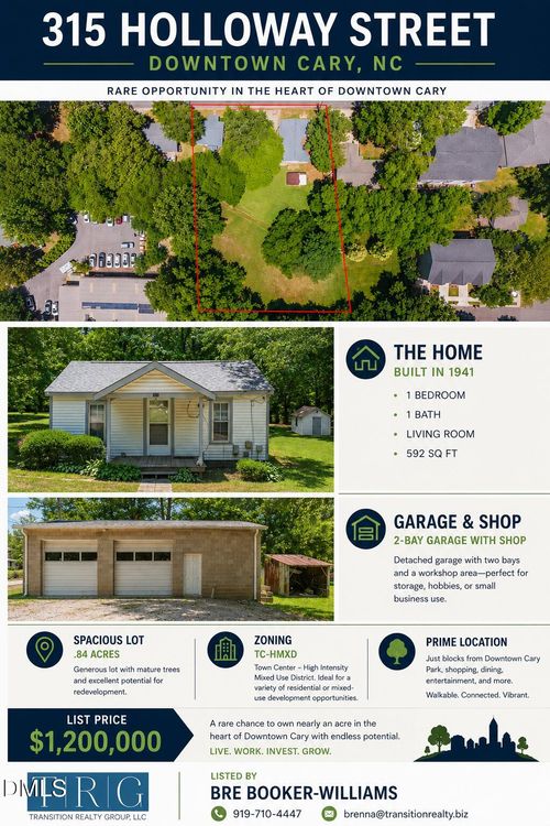 315 Holloway St, Cary, NC, 27513-4531 | Card Image