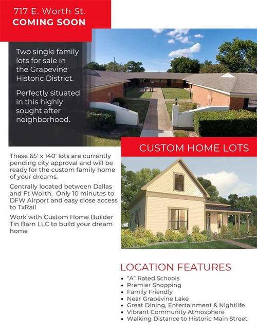 717 E Worth Street, Grapevine, TX, 76051 | Card Image