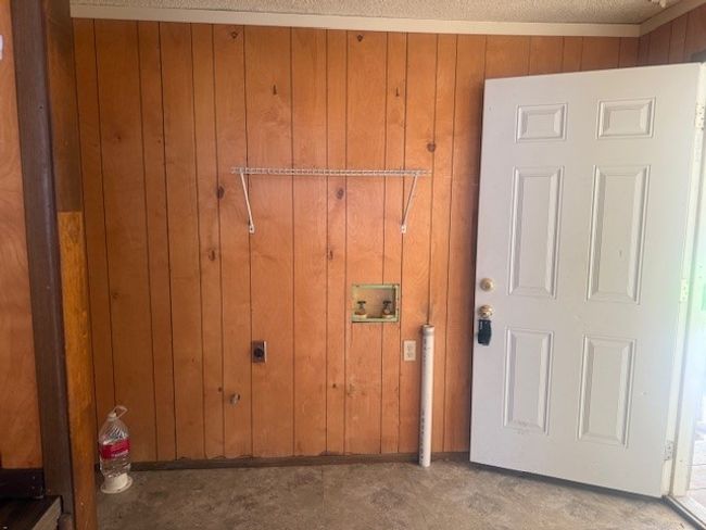 Washer/Dryer Connections near the back door for laundry area | Image 10