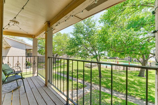 Wooden deck with a lawn | Image 28