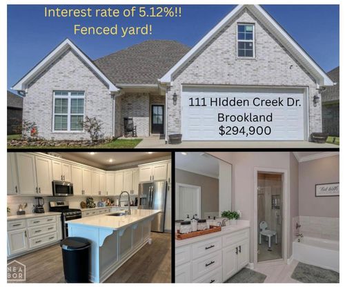 111 Hidden Creek Dr, Brookland, AR, 72417-9158 | Card Image