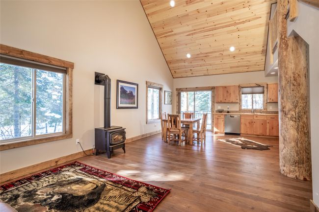 Living room looking towards dining & kitchen | Image 72