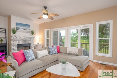 Living Room with Porch overlooking the Marsh | Image 2