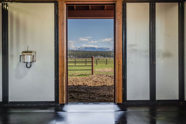 Interior of stall showing custom padded flooring | Image 100