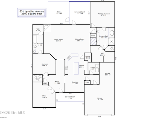 631 Lyrebird Ave, Wilmington, NC, 28412-4505 | Card Image