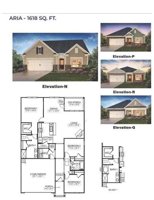 1264 Saginaw Court, Woodruff, SC, 29388 | Card Image