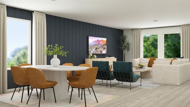 Dining space featuring light wood-type flooring | Image 12