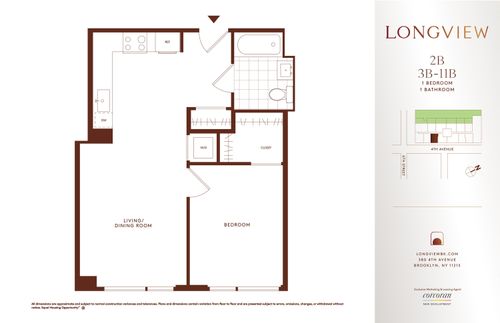 2b-380 4th Avenue, New York City, NY, 11215 | Card Image