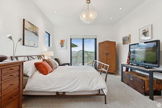 Bedroom with access to outside and recessed lighting | Image 32