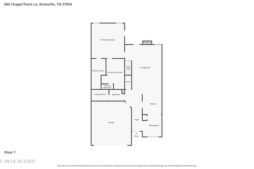 665 Chapel Point Ln, Knoxville, TN, 37934-1675 | Card Image