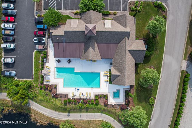 Drone shot by Coastal Carolina Photography...HOA Amenity Center w/Pool | Image 36