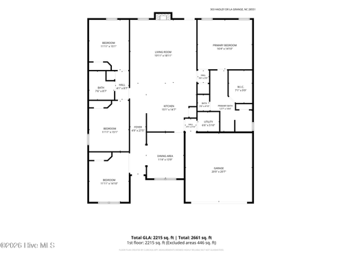 303 Hadley Dr, La Grange, NC, 28551-7805 | Card Image