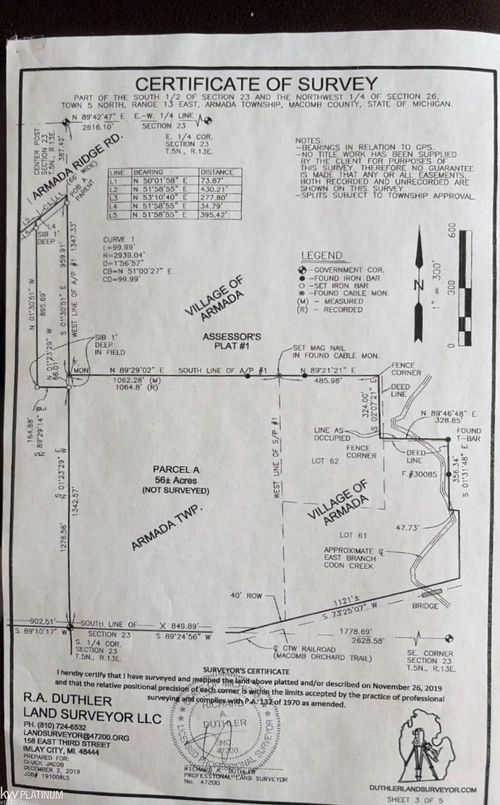 00 Armada Ridge Rd, Armada, MI, 48005 | Card Image
