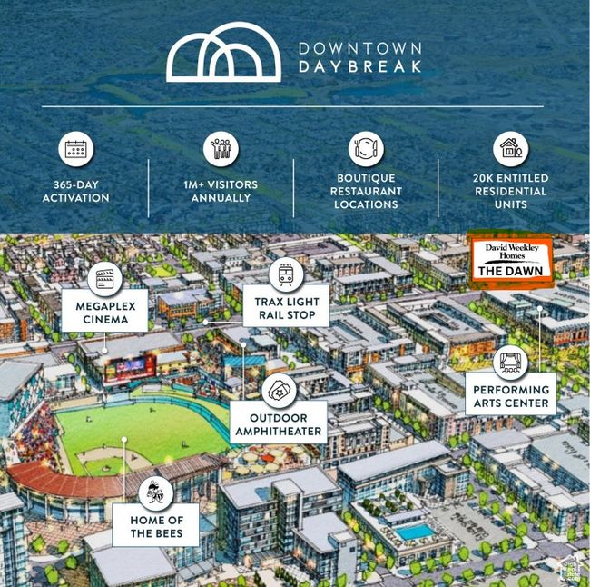 Home located in Downtown Daybreak area within 10 minute walk of Utah's first sports and entertainment district (ball park, Megaplex cinema, bowling, open air concert venue, etc) | Image 16