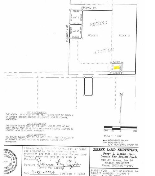 0 E 4th St, Lismore, MN, 56155 | Card Image
