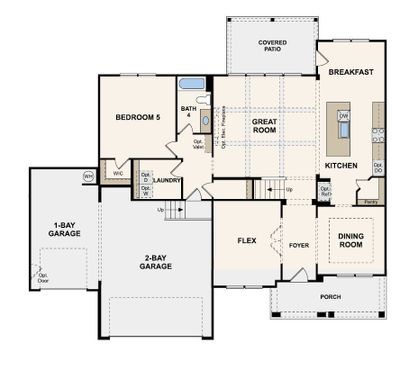 Buchanan D 3 Car First Floor Layout | Image 2