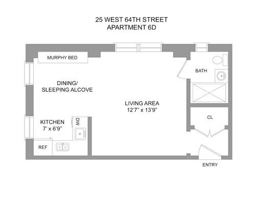 6d-25 W 64th St, New York, NY, 10023-6720 | Card Image