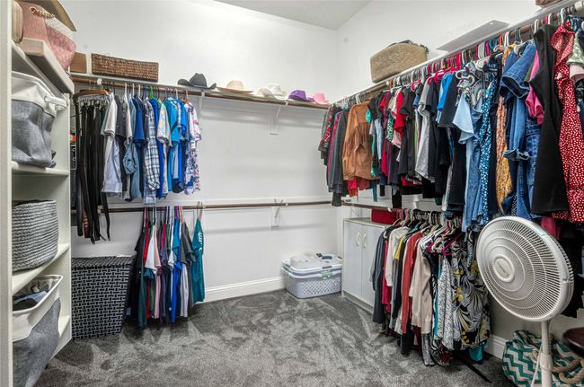 Spacious closet featuring carpet | Image 26