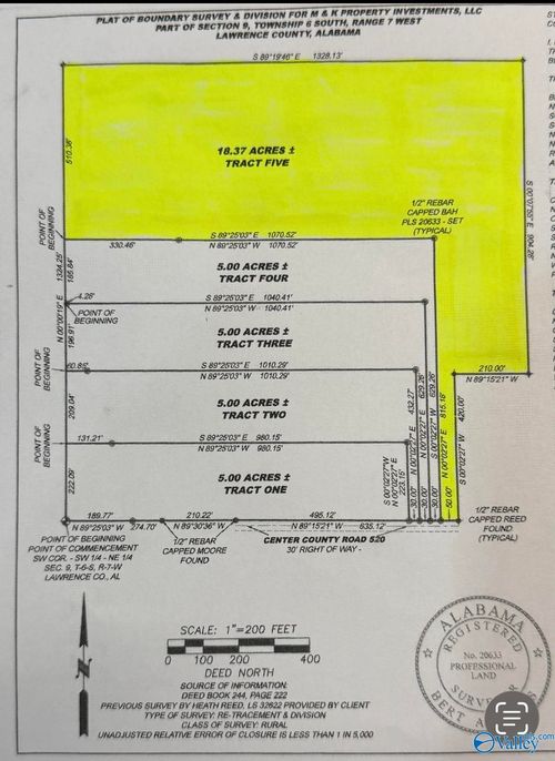 Lot #5 County Road 519, Moulton, AL, 35650 | Card Image