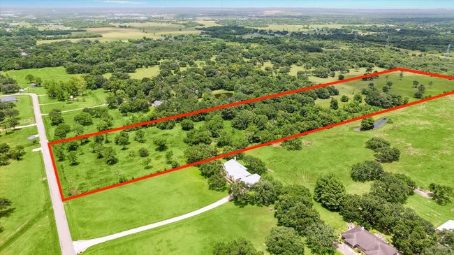 Room for your dream home plus barn, pool, workshop, and much more! View from the front right side of the property with the boundaries showing. | Image 5