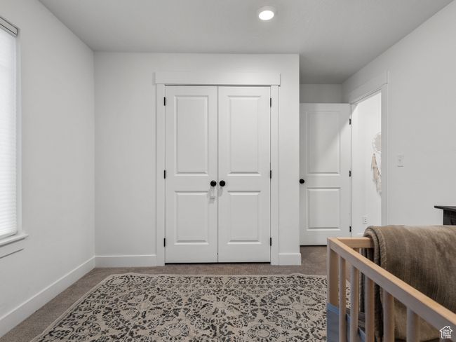 Carpeted bedroom with a closet and recessed lighting | Image 29