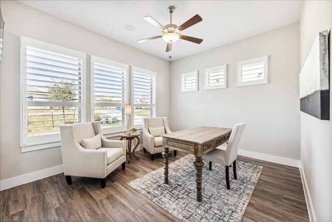 Private Study located at the front of the home provides the perfect space to conduct business or keep your family organized. Glass front door allows for privacy when closed. | Image 4