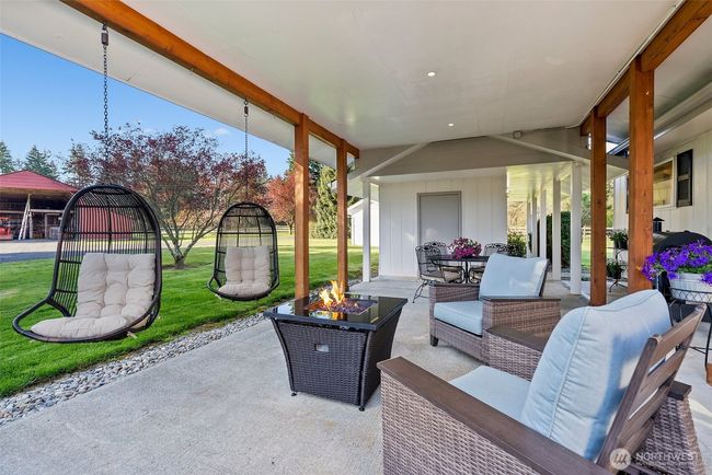 Covered Patio and Entry into Large Storage area | Image 23