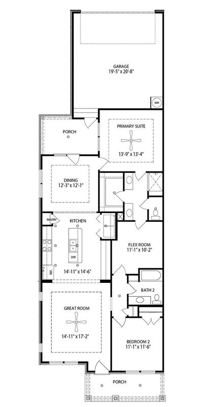 Floor Plan of the Jasper Ranch Townhome | Image 2