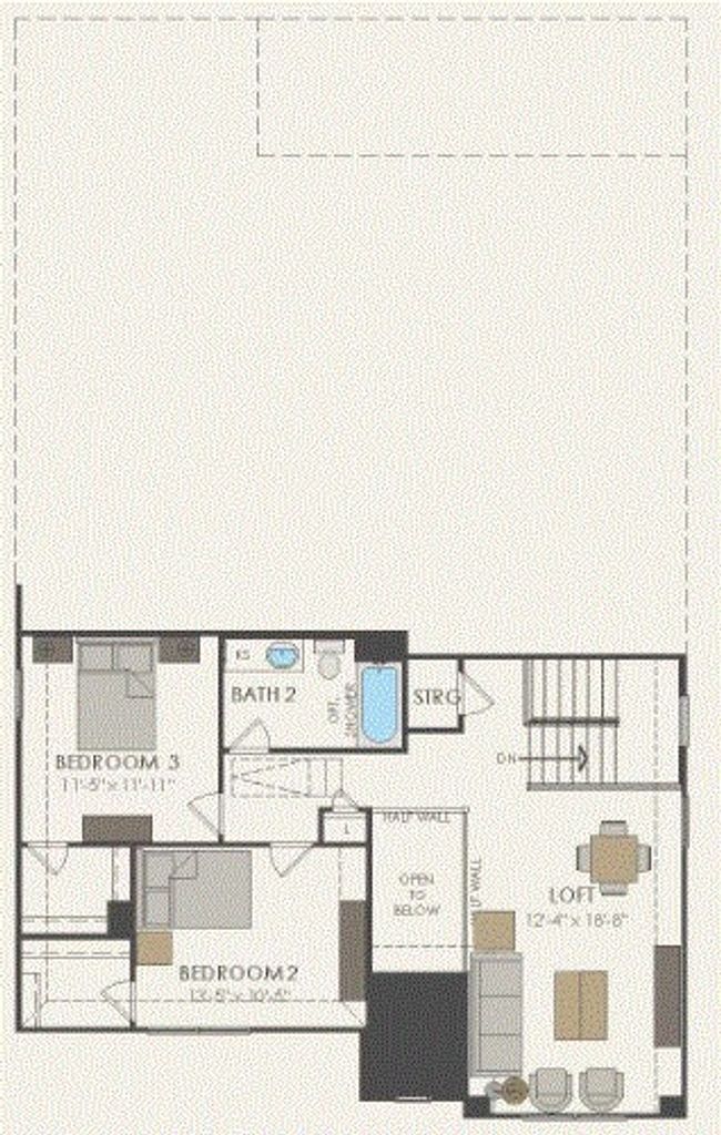 Pulte Homes, Lockhart floor plan | Image 4