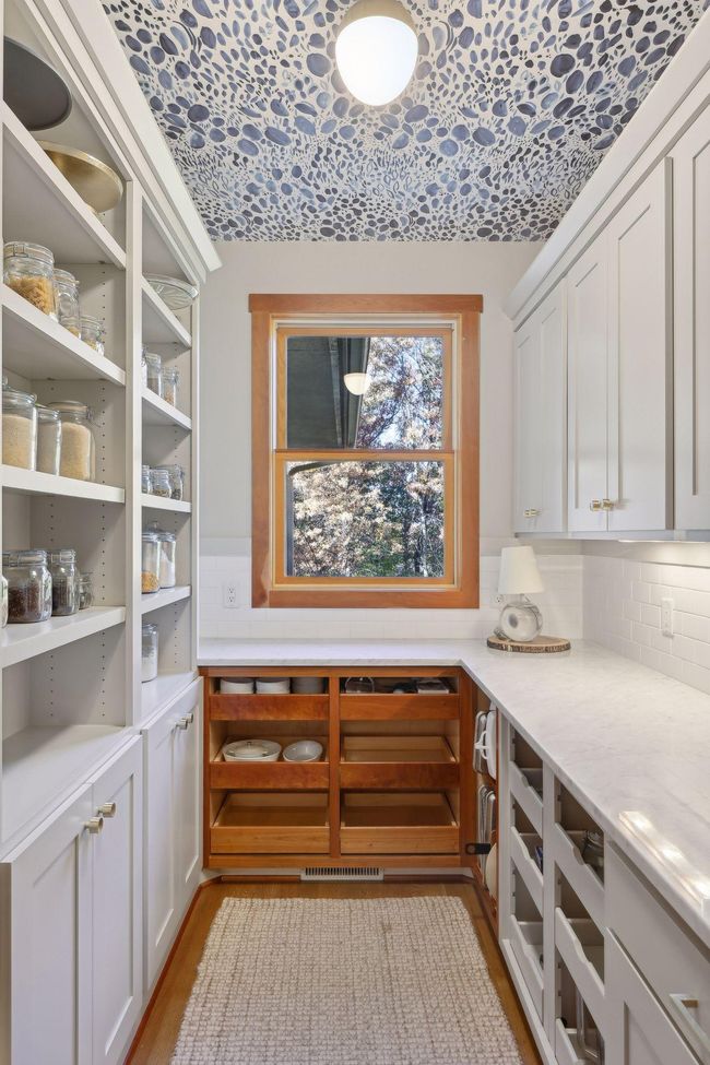Walk-in Butler's Pantry with Marble Countertops | Image 17