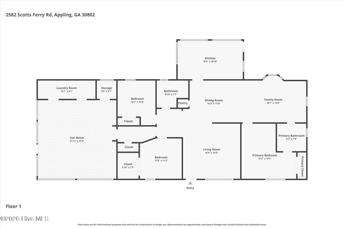 2582 Scotts Ferry Road, Appling, GA, 30802 | Card Image