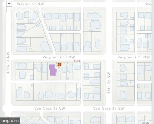 Vacant Lot 0821 Verplanck Place Nw, WASHINGTON, DC, 20016 | Card Image