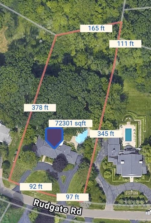 664 Rudgate Rd, Bloomfield Hills, MI, 48304-3307 | Card Image