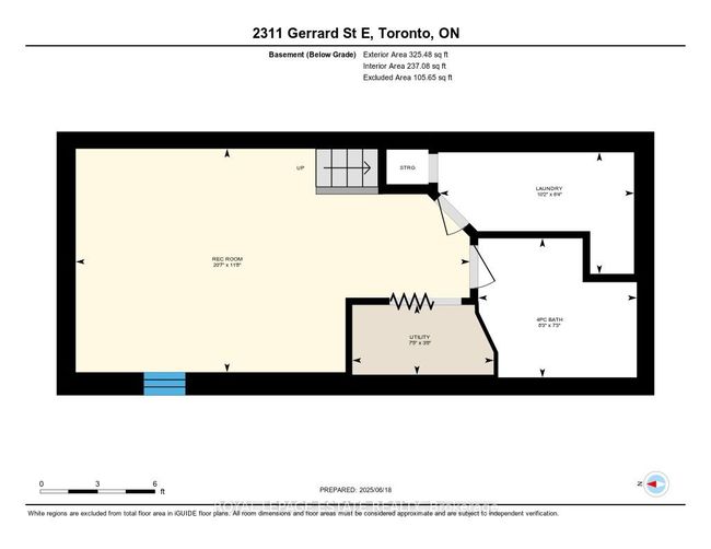 2311 Gerrard St E, House attached with 3 bedrooms, 2 bathrooms and null parking in Toronto ON | Image 28
