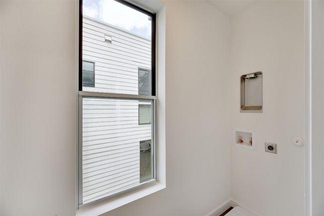 Washroom with laundry area, hookup for a washing machine, and electric dryer hookup | Image 23