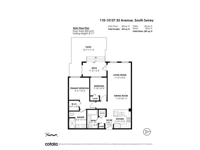 110 - 15137 33 Avenue, Condo with 2 bedrooms, 2 bathrooms and 2 parking in Surrey BC | Image 23