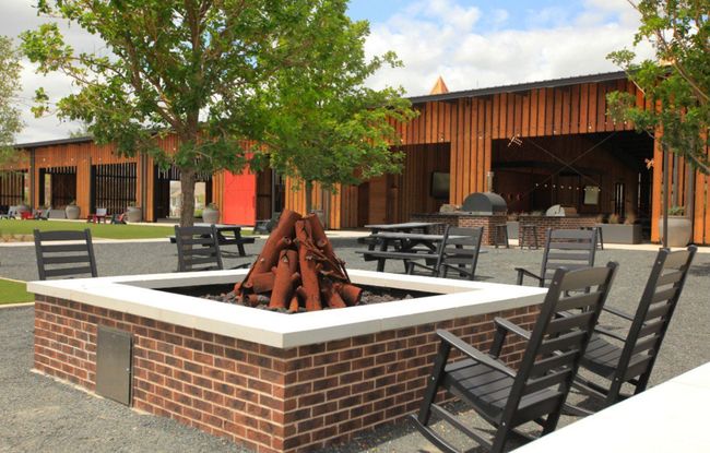 Community fire pit with The Arena in the background | Image 29
