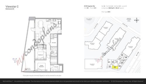 903-8199 Capstan Way, Richmond, BC, V6X0V1 | Card Image