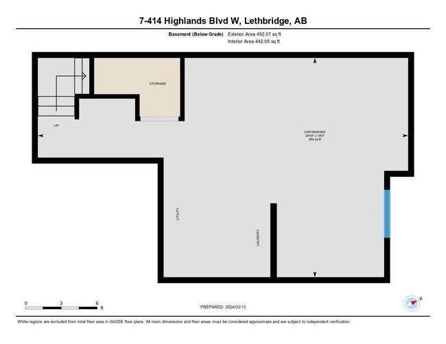 7 - 414 Highlands Boulevard W, Home with 2 bedrooms, 2 bathrooms and 2 parking in Lethbridge AB | Image 19
